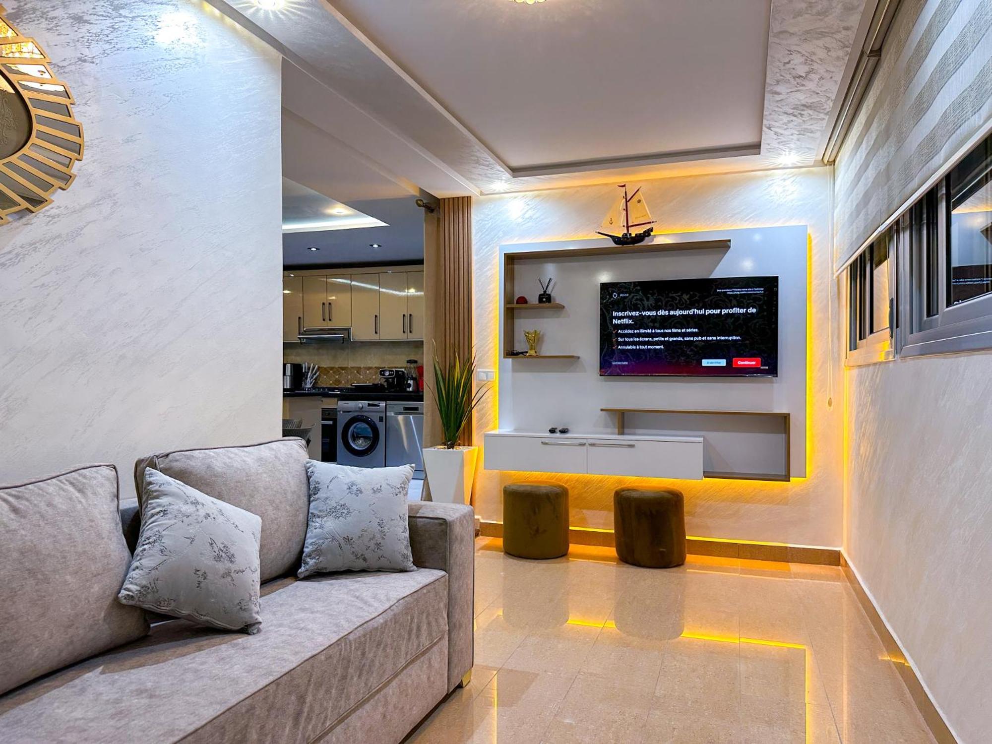 Elite Holiday Home - Luxury & Centric Flat Tánger Exterior foto