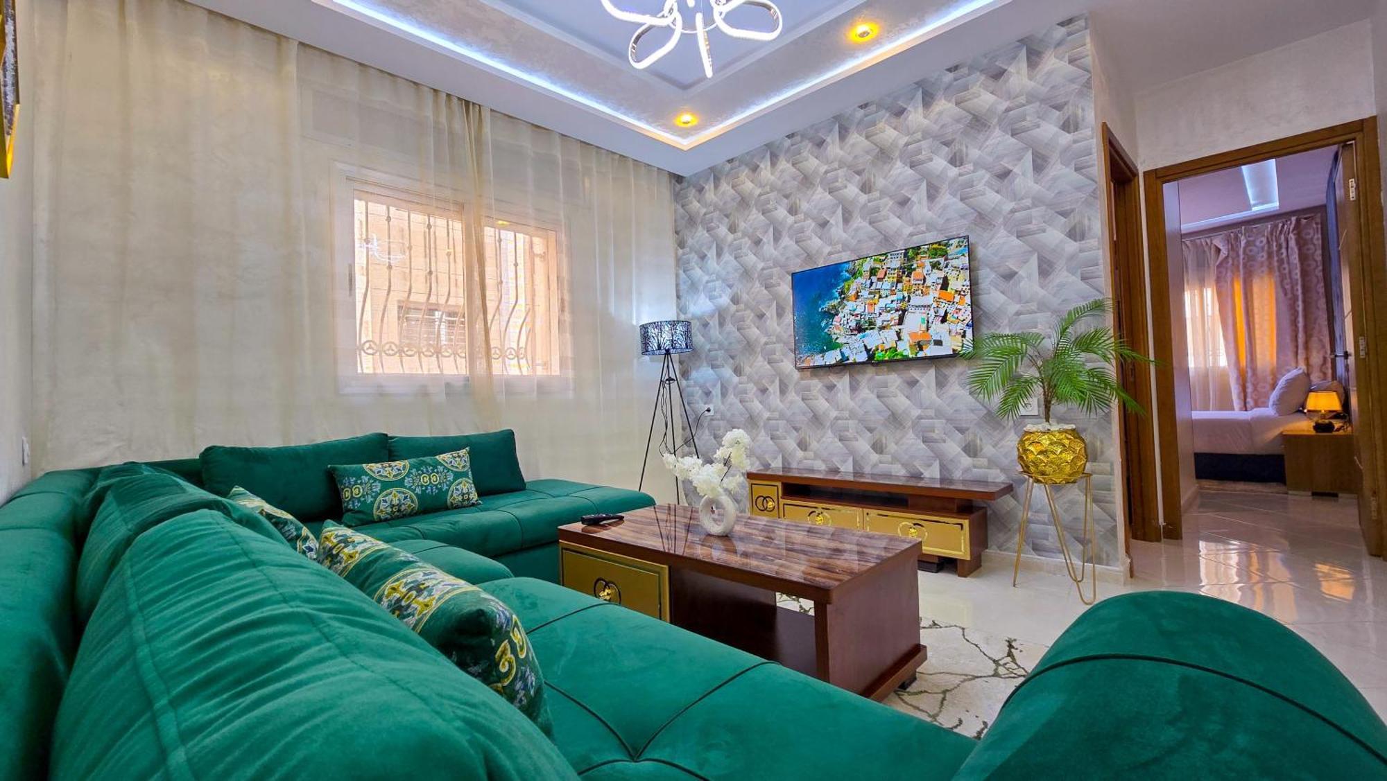 Elite Holiday Home - Luxury & Centric Flat Tánger Exterior foto